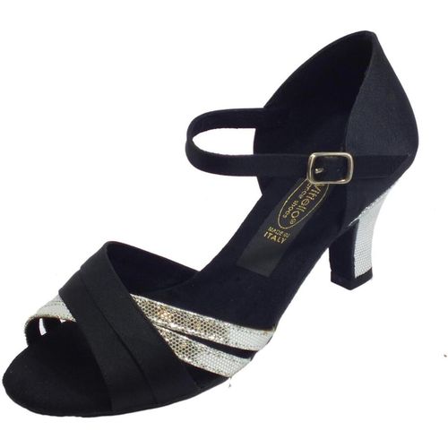 Sandali 303 Raso Sat. Argento forma - Vitiello Dance Shoes - Modalova