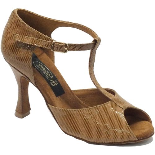 Sandali 385 satinato cuoio forma - Vitiello Dance Shoes - Modalova