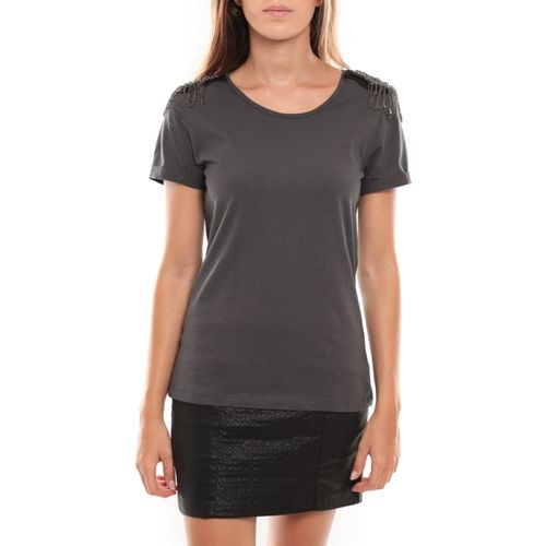 Camicetta Barut SS Top 96915 Anthracite - Vero moda - Modalova