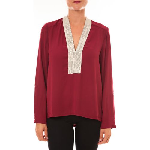 Camicetta By La Vitrine Blouse Z089 bordeaux - La Vitrine De La Mode - Modalova