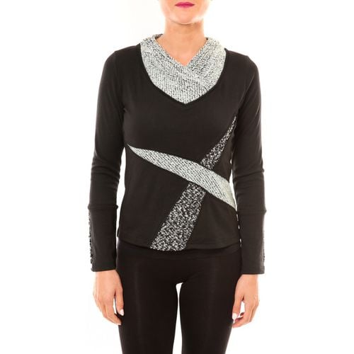 Camicetta Top BW632 noir - Bamboo's Fashion - Modalova