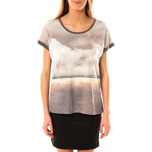 Camicetta Cloud SS Top 10096122 Gris JAUNE - Vero moda - Modalova