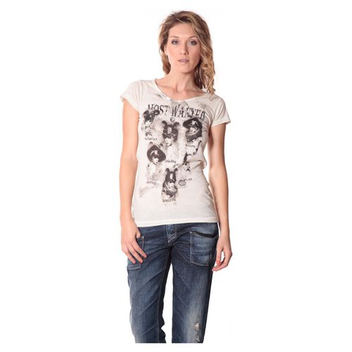 T-shirt Rich Royal Tee shirt Visages Ecru13q465 - Rich & Royal - Modalova