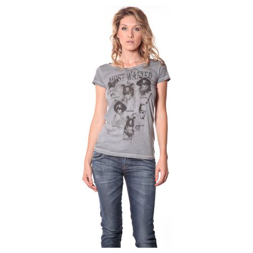 T-shirt Rich Royal Tee shirt Visages Gris 13q465 - Rich & Royal - Modalova