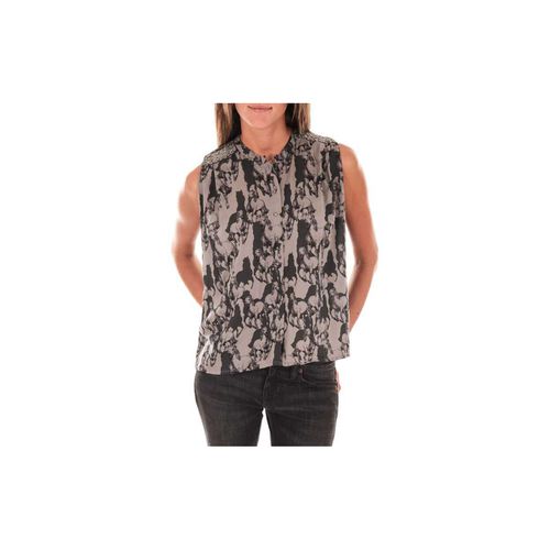 Camicia Top Horse Gris Noir - Vero moda - Modalova