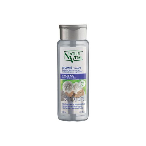 Shampoo Champú Silver Cabello Blanco Y Gris - Natur Vital - Modalova