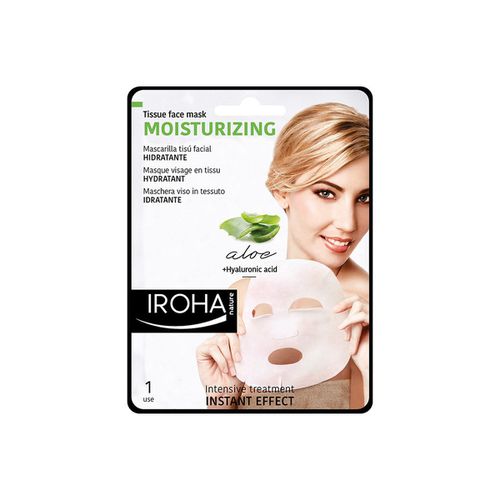 Idratanti e nutrienti Tissue Mask Moisturizing Aloe + Green Tea + Ginseng + Ha - Iroha Nature - Modalova