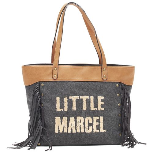 Borsa Sac Shopping Victoire Noir VI 01 - Little Marcel - Modalova