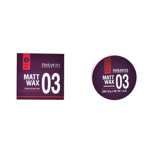 Gel & Modellante per capelli Matt Wax Strong Hold Matte Wax 50 Gr - Salerm - Modalova