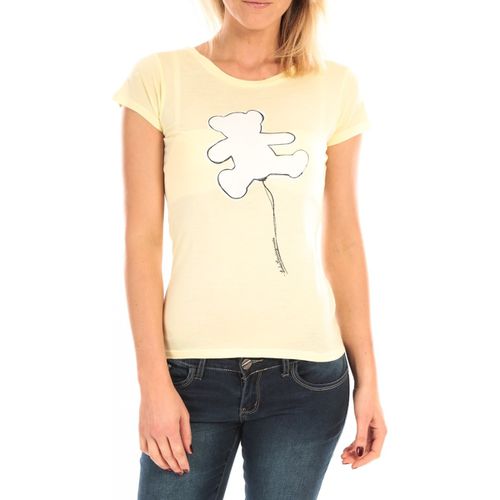 T-shirt T-Shirt Pics Printe Ours Jaune - LuluCastagnette - Modalova