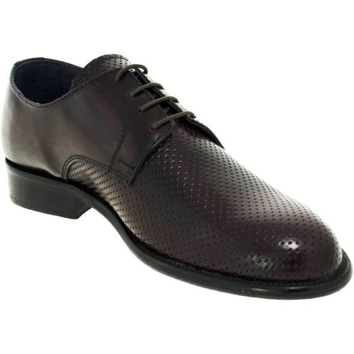 Classiche basse scarpe classiche uomo art.sc4402 vera pelle bordeaux made in it - Malu Shoes - Modalova