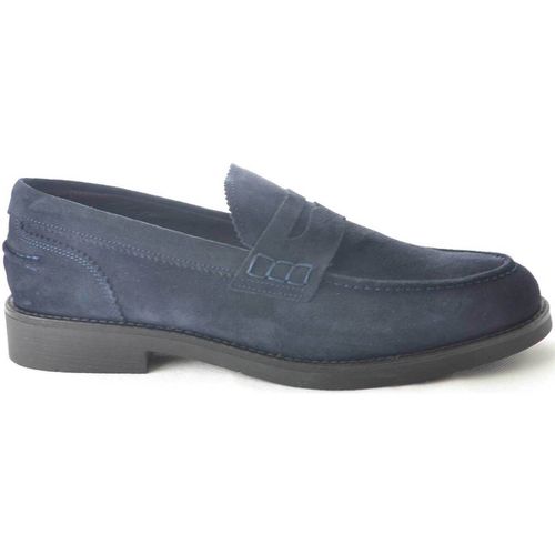 Scarpe Scarpe uomo mocassini inglese college vera pelle scamosciata bl - Malu Shoes - Modalova