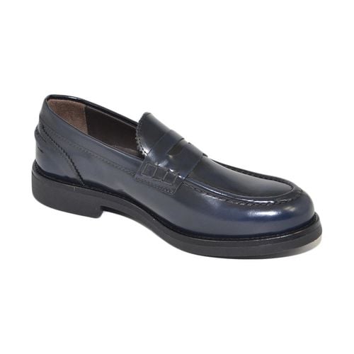 Scarpe Scarpe uomo mocassini inglese college vera pelle con bendin - Malu Shoes - Modalova