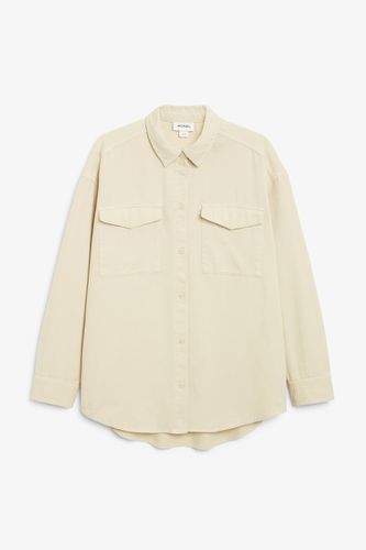 Oberteil Aus Baumwoll-Twill - Beige - Monki - Modalova