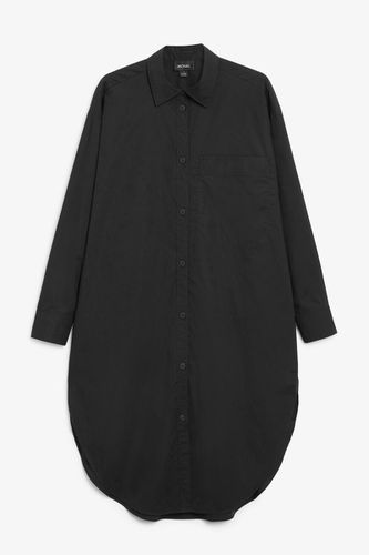 Oversized Blusenkleid - Schwarz - Monki - Modalova