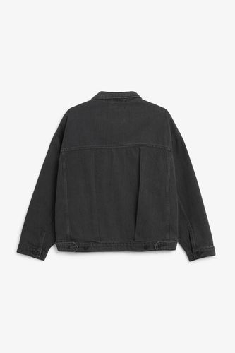 Oversize-Jeansjacke - Schwarz - Monki - Modalova