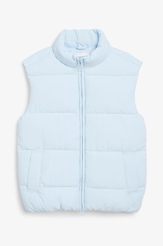 Wattierte Oversize-Weste - Blau - Monki - Modalova