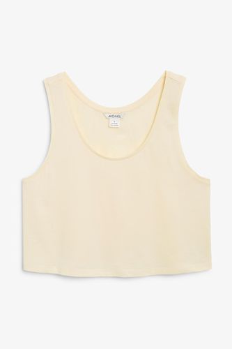 Kurzes Swing-Tanktop - Gelb - Monki - Modalova