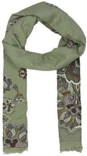 Damen Schal, grün, Baumwolle - Second Hand - ETRO - Modalova