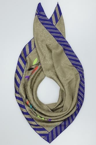 Damen Schal, braun - Second Hand - Versace - Modalova