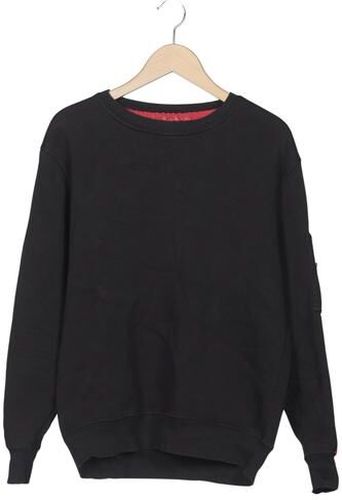 Industries Herren Sweatshirt, schwarz, Gr. M, Baumwolle, Synthetik - Second Hand - ALPHA - Modalova