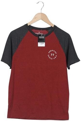 American Outfitters Herren T-Shirt, rot, Gr. S, Baumwolle, Synthetik - Second Hand - Eagle - Modalova