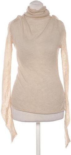 Damen Pullover, beige, Gr. M, Synthetik, Wolle - Second Hand - American vintage - Modalova