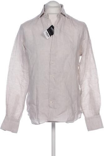 Herren Hemd, cremeweiß, Gr. M, Leinen - Second Hand - Artigiano - Modalova