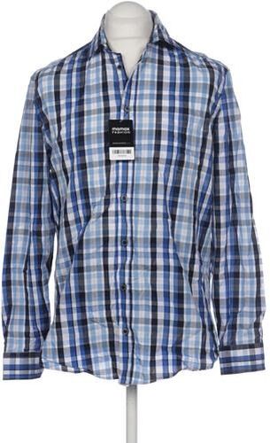 Herren Hemd, blau, Gr. 39, Baumwolle - Second Hand - Bexleys - Modalova