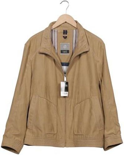 Herren Jacke, beige, Kurz-Gr. 27, Synthetik - Second Hand - Bugatti - Modalova