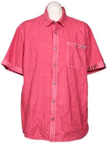 Herren Hemd, pink, Gr. XL, Baumwolle - Second Hand - Camp david - Modalova
