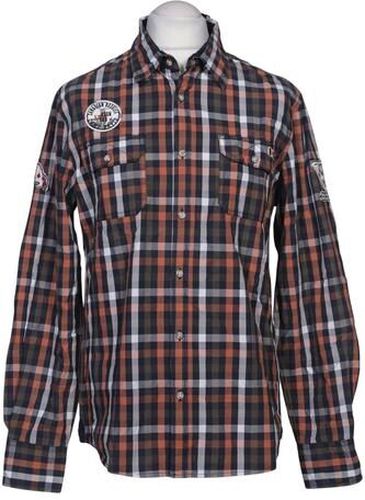 Herren Hemd, mehrfarbig, Gr. L, Baumwolle - Second Hand - Camp david - Modalova