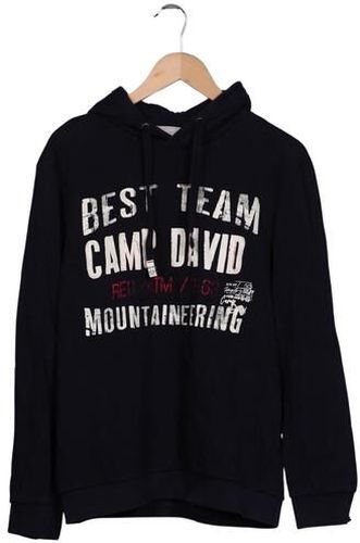 Herren Kapuzenpullover, marineblau, Gr. XL, Baumwolle - Second Hand - Camp david - Modalova