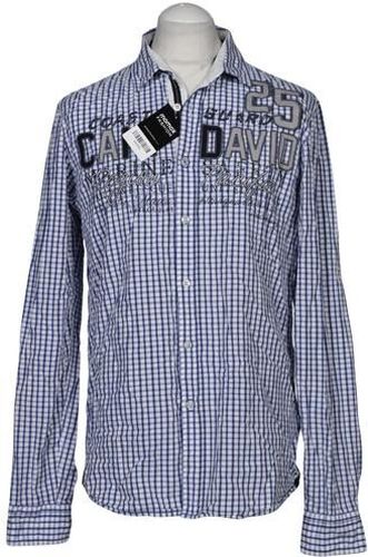 Herren Hemd, mehrfarbig, Gr. M, Baumwolle - Second Hand - Camp david - Modalova