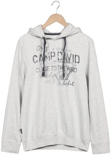 Herren Kapuzenpullover, grau, Gr. M - Second Hand - Camp david - Modalova