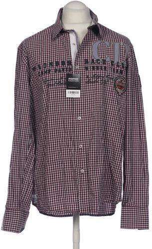 Herren Hemd, bordeaux, Gr. L, Baumwolle - Second Hand - Camp david - Modalova