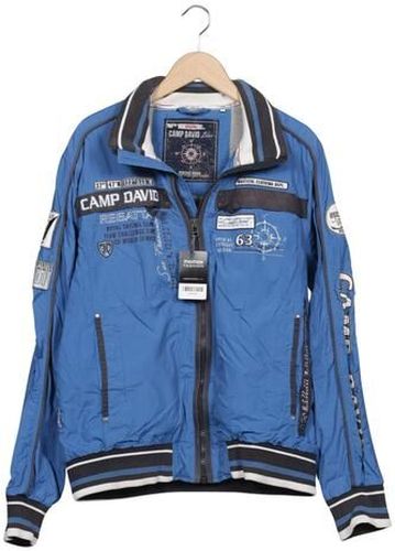 Herren Jacke, blau, Gr. L, Baumwolle, Synthetik - Second Hand - Camp david - Modalova