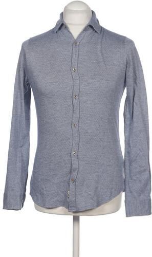 Herren Hemd, blau, Gr. 38, Baumwolle - Second Hand - Cinque - Modalova