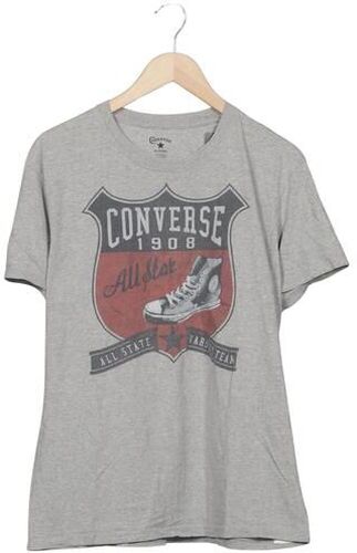 Herren T-Shirt, grau, Gr. XL - Second Hand - Converse - Modalova