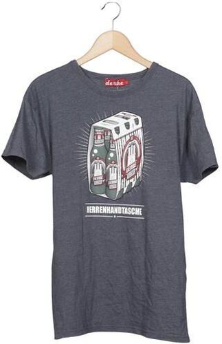 Herren T-Shirt, grau, Gr. L - Second Hand - Derbe - Modalova