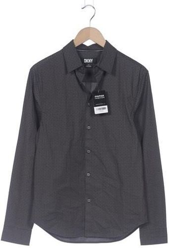 Herren Hemd, grau, Gr. S, Elasthan, Baumwolle - Second Hand - DKNY by Donna Karan New York - Modalova
