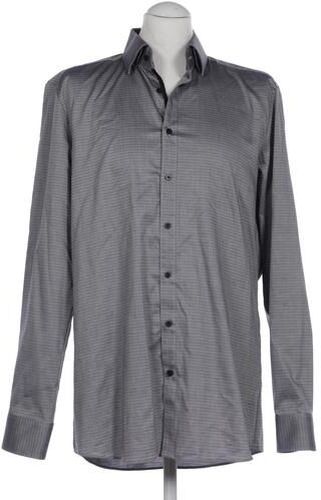 Herren Hemd, grau, Gr. 43, Baumwolle - Second Hand - Digel - Modalova