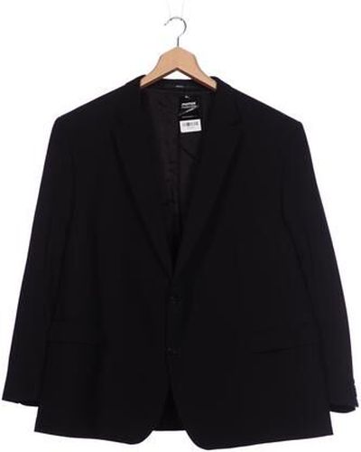 Herren Sakko, schwarz, Kurz-Gr. 36, Schurwolle, Synthetik, Viskose, Elasthan - Second Hand - Digel - Modalova