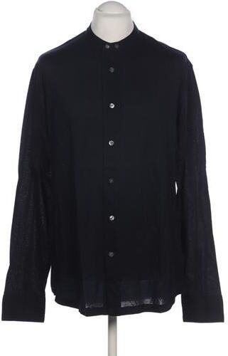 Emporio Armani Herren Hemd, marineblau, Gr. Xxl, Baumwolle, Lyocell - Second Hand - Giorgio Armani - Modalova