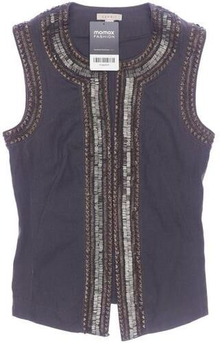 Damen Weste, grau, Gr. EU 32, Baumwolle - Second Hand - Esprit - Modalova