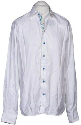 Herren Hemd, weiß, Gr. 44, Baumwolle - Second Hand - Eton - Modalova
