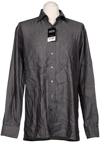 Herren Hemd, grau, Gr. 39, Baumwolle - Second Hand - Eterna - Modalova