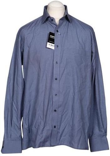 Herren Hemd, blau, Gr. 42, Baumwolle - Second Hand - Eterna - Modalova