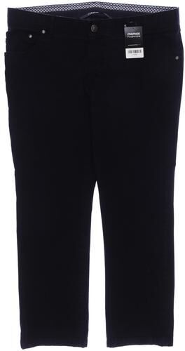 Eurex by Herren Stoffhose, schwarz, Gr. W38 L28, Elasthan, Baumwolle, Leder - Second Hand - Brax - Modalova