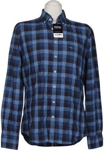 Herren Hemd, marineblau, Gr. M, Baumwolle - Second Hand - Fynch Hatton - Modalova